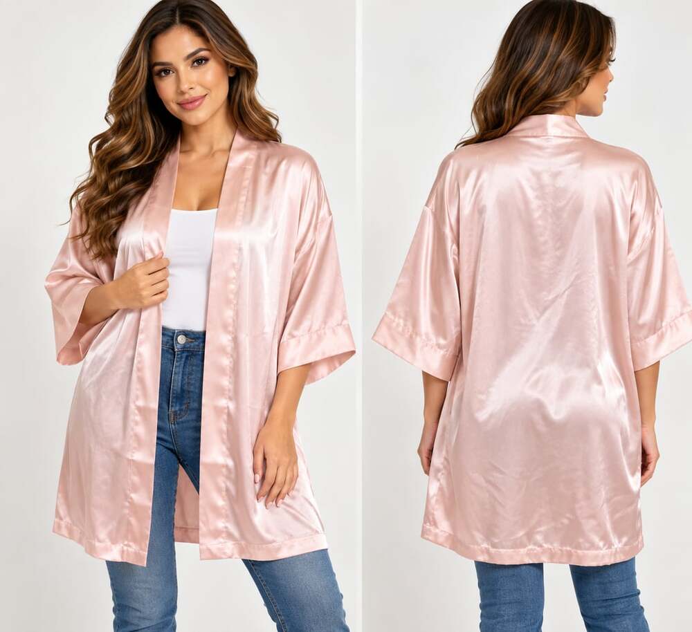 Victoria's Secret Satin Robe S/P M/M Pink